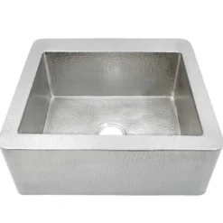 Native Trails 25" Nickel Farmhouse Sink, Brushed Nickel, CPK570