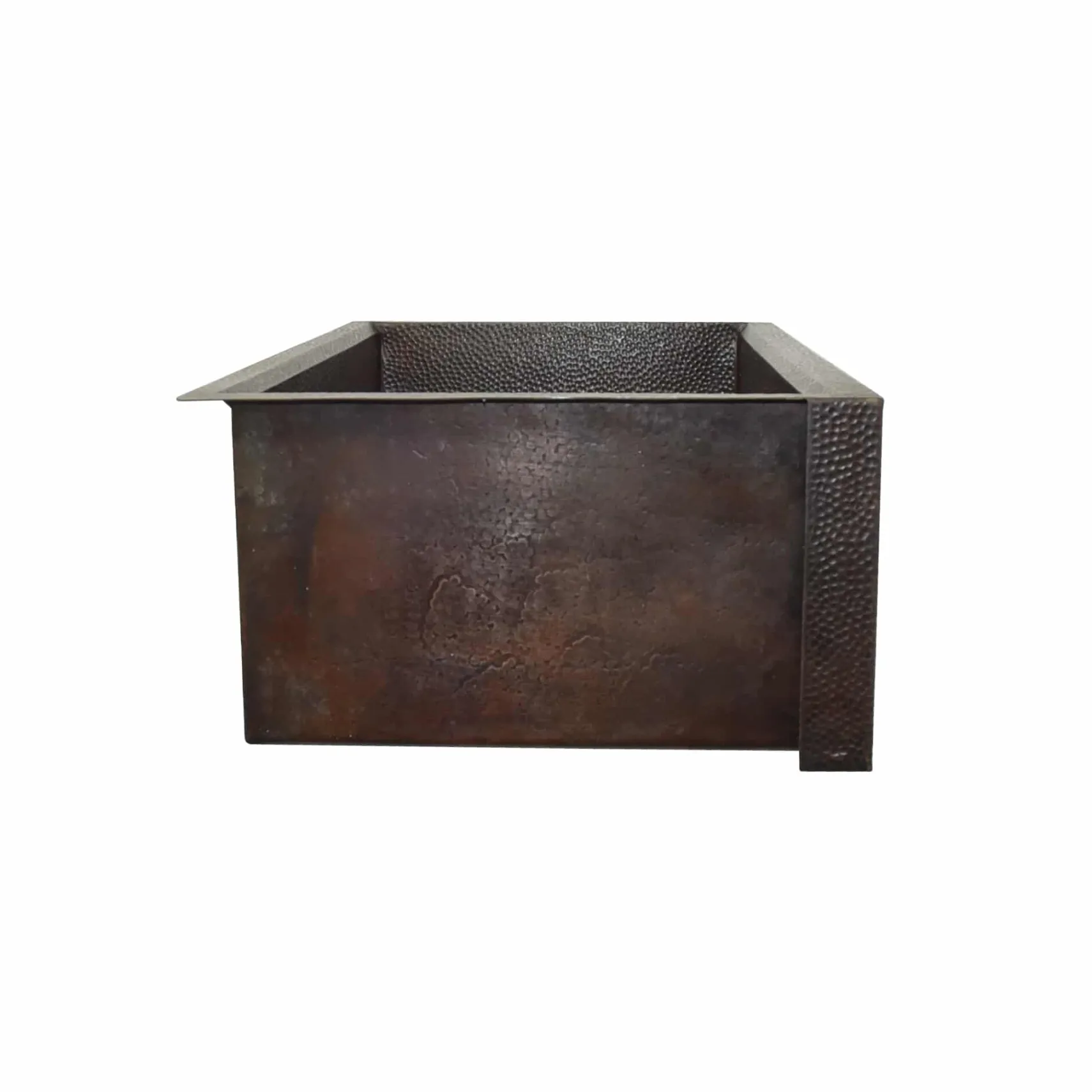 Native Trails Pinnacle Concierge 33" Copper Workstation Farmhouse Kitchen Sink, Antique Copper, CPKG292