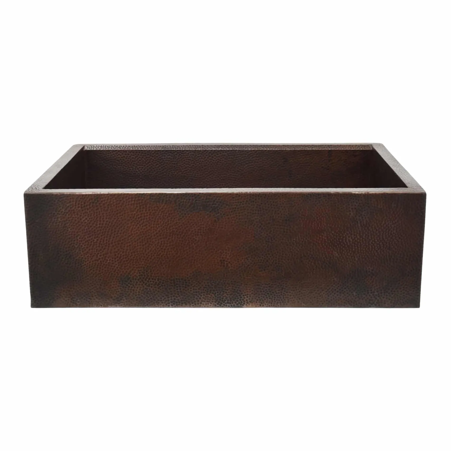 Native Trails Pinnacle Concierge 33" Copper Workstation Farmhouse Kitchen Sink, Antique Copper, CPKG292