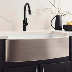 Native Trails Rendezvous 33" Fireclay Farmhouse Sink, Platinum, PMK3320-P