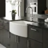 Native Trails Rendezvous 33" Fireclay Farmhouse Kitchen Sink, White, FRK3320-W