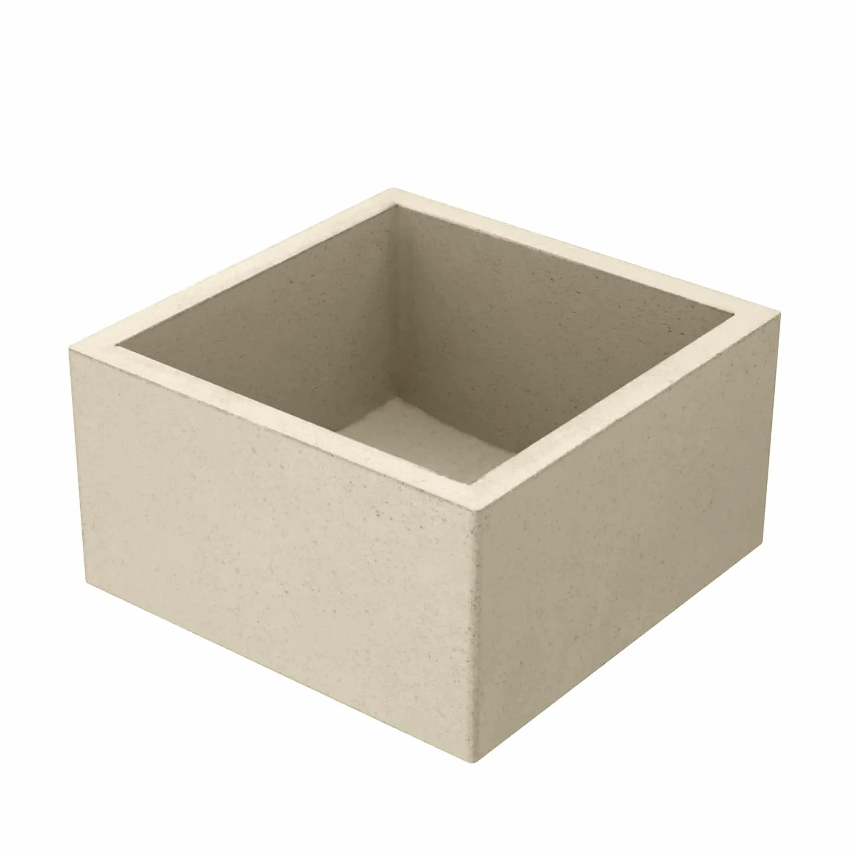 Native Trails Ventana 15" NativeStone Concrete Farmhouse Sink, Sand, NSB1515-D