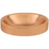 Premier Copper Products 17" Oval Copper Bathroom Sink, Polished Copper, VO17SKPC