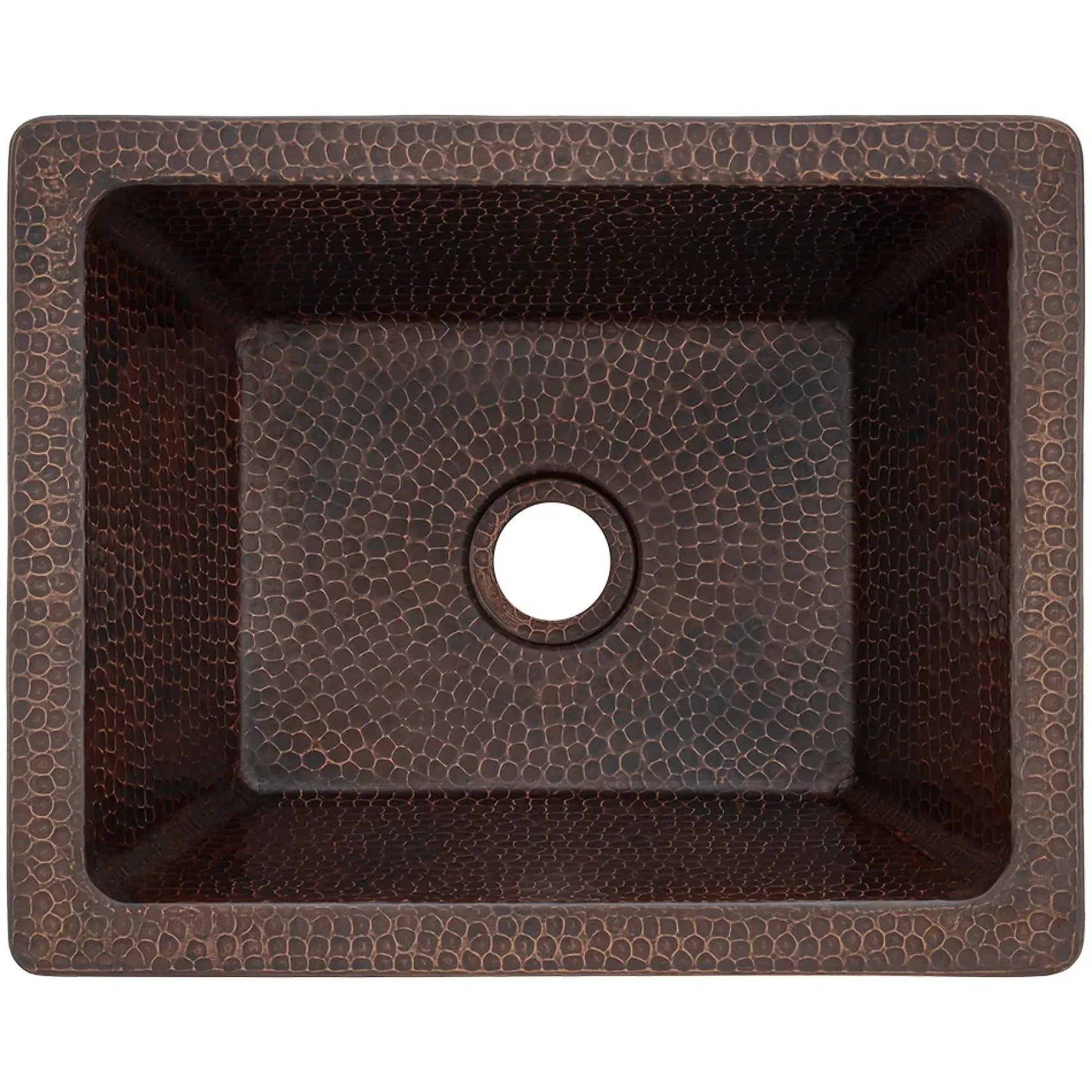 Premier Copper Products 15" x 12" Rectangle Vessel - Above Counter Copper Bathroom Sink, Oil Rubbed Bronze, 17 Gauge, VREC15SKDB