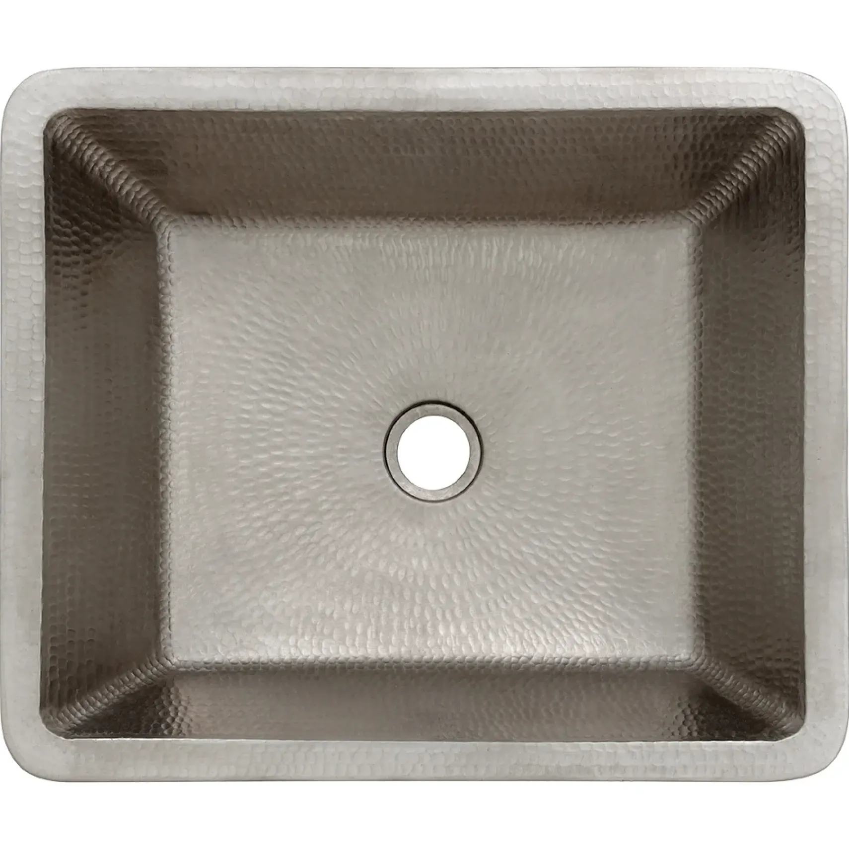 Premier Copper Products 19" Rectangle Copper Bathroom Sink, Nickel, VREC19SKEN
