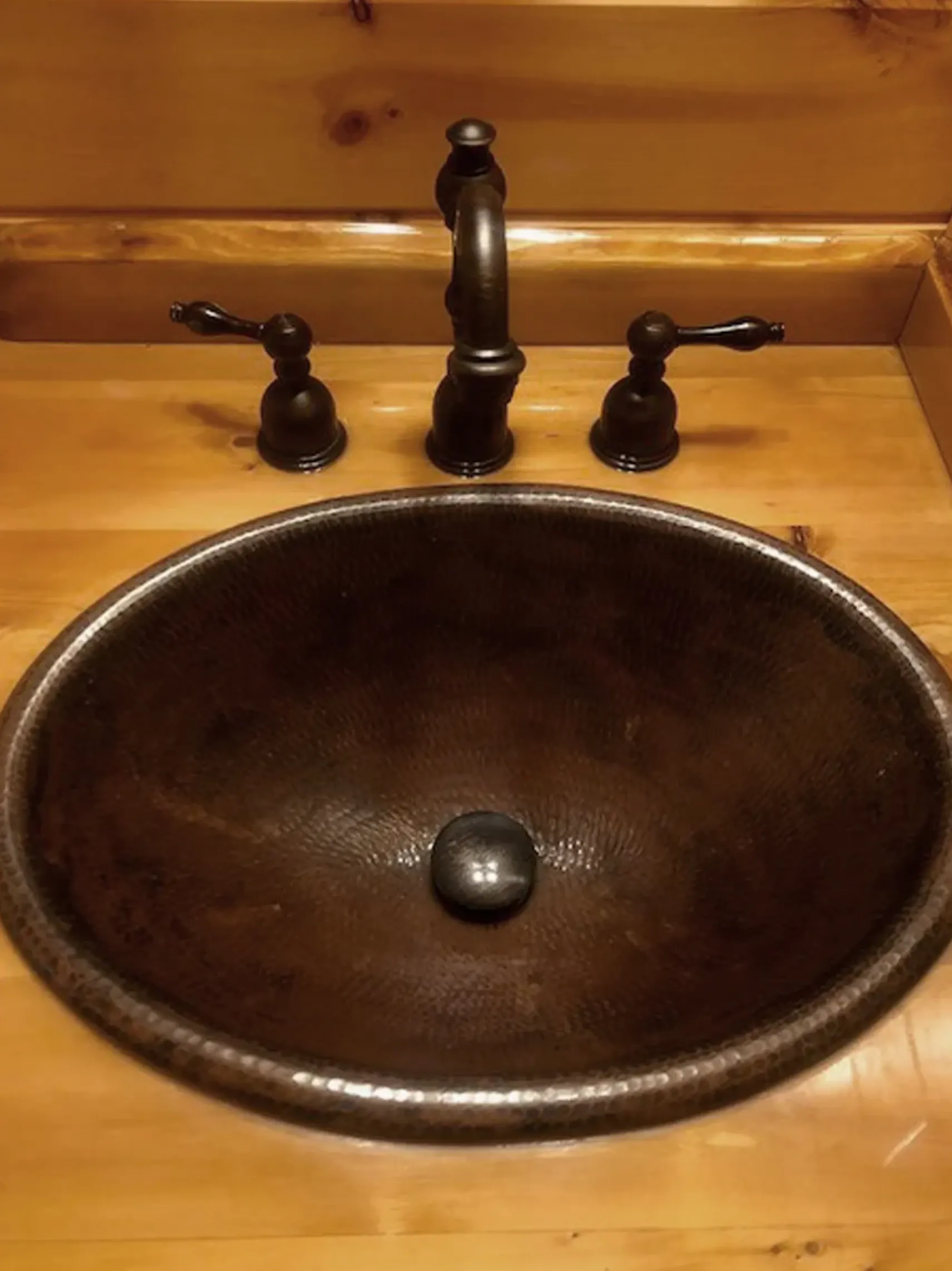 Premier Copper Products 19" Oval Copper Bathroom Sink, Oil Rubbed Bronze, LO19RDB