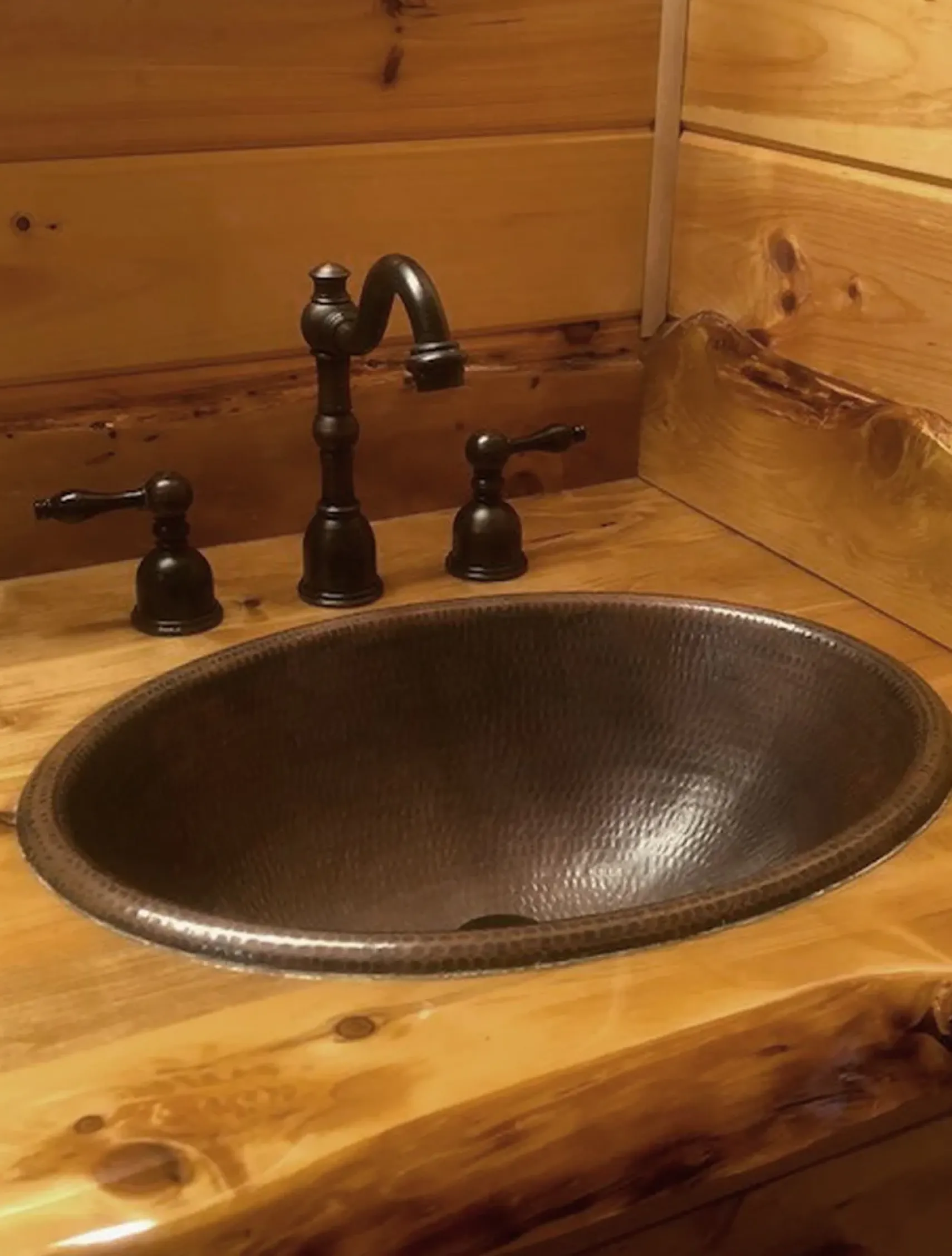 Premier Copper Products 19" Oval Copper Bathroom Sink, Oil Rubbed Bronze, LO19RDB