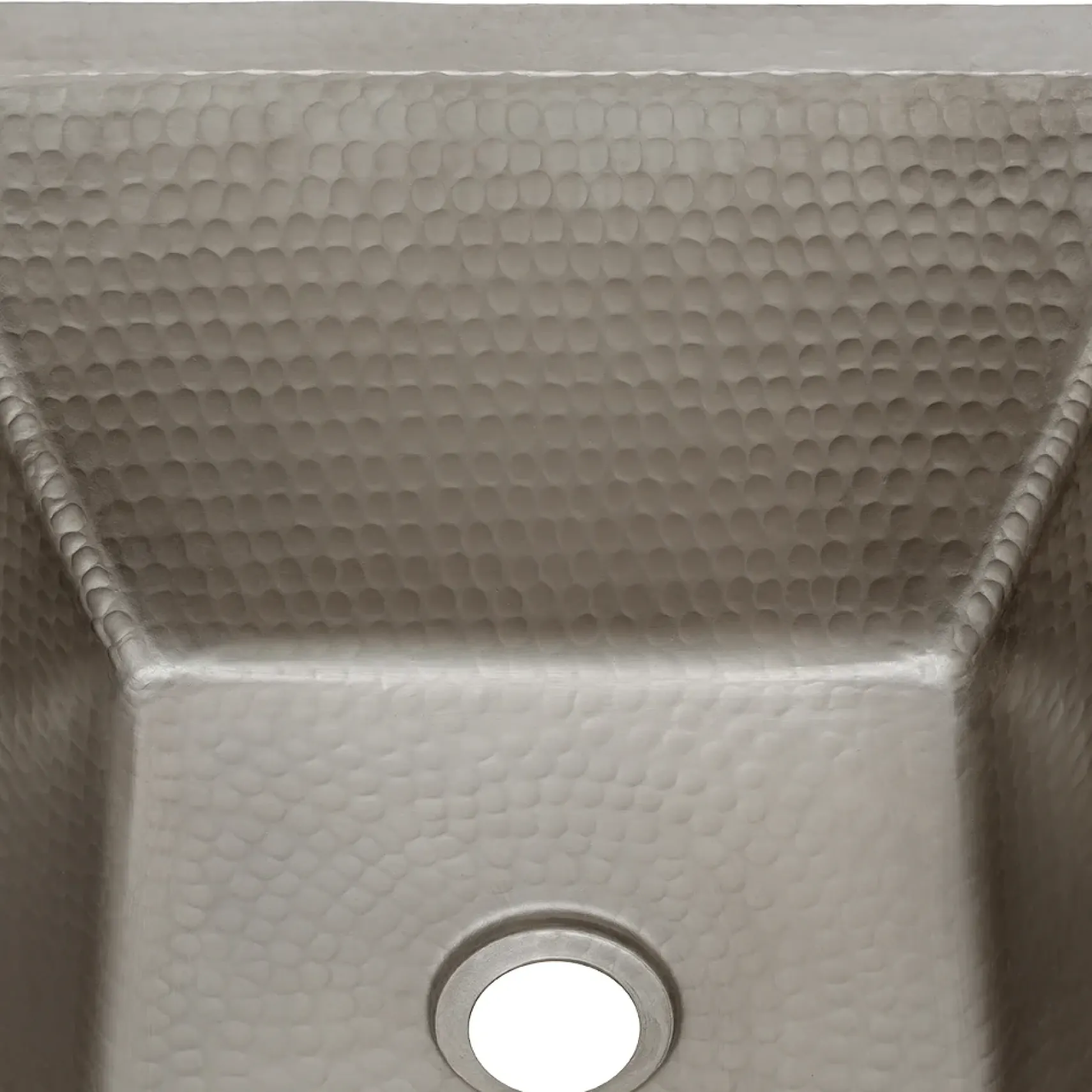 Premier Copper Products 15" Square Copper Bathroom Sink, Nickel, LSQ15EN
