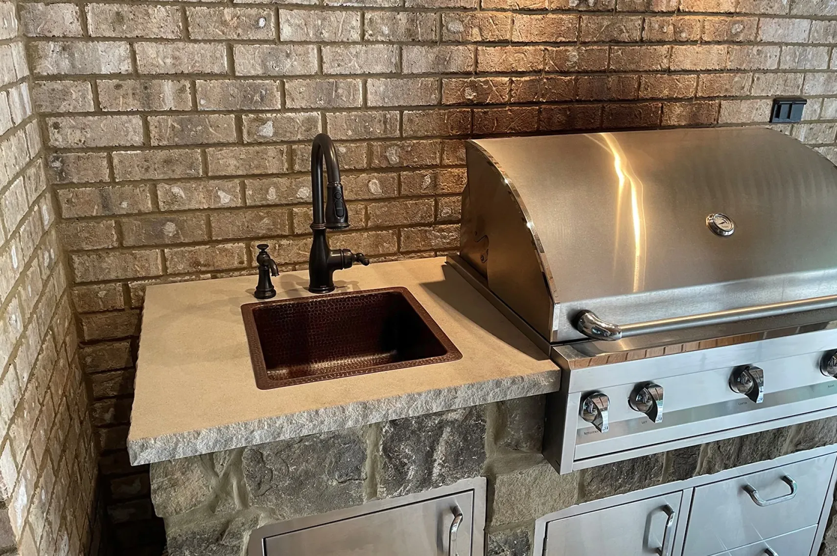 Premier Copper Products 16" Copper Bar/Prep Sink, Oil Rubbed Bronze, BS16DB3
