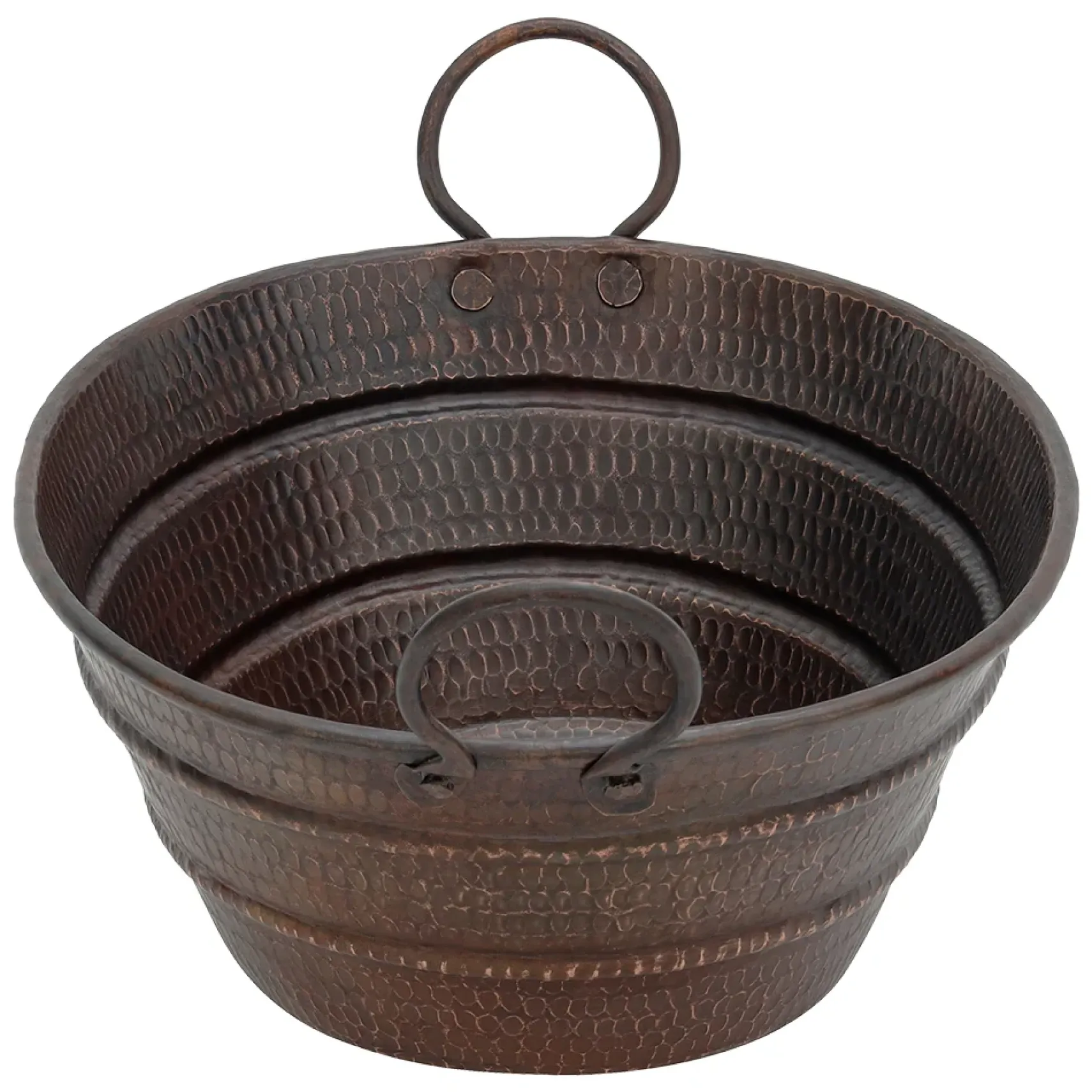 Premier Copper Products 19" Oval Copper Bathroom Sink, Oil Rubbed Bronze, VOB16DB