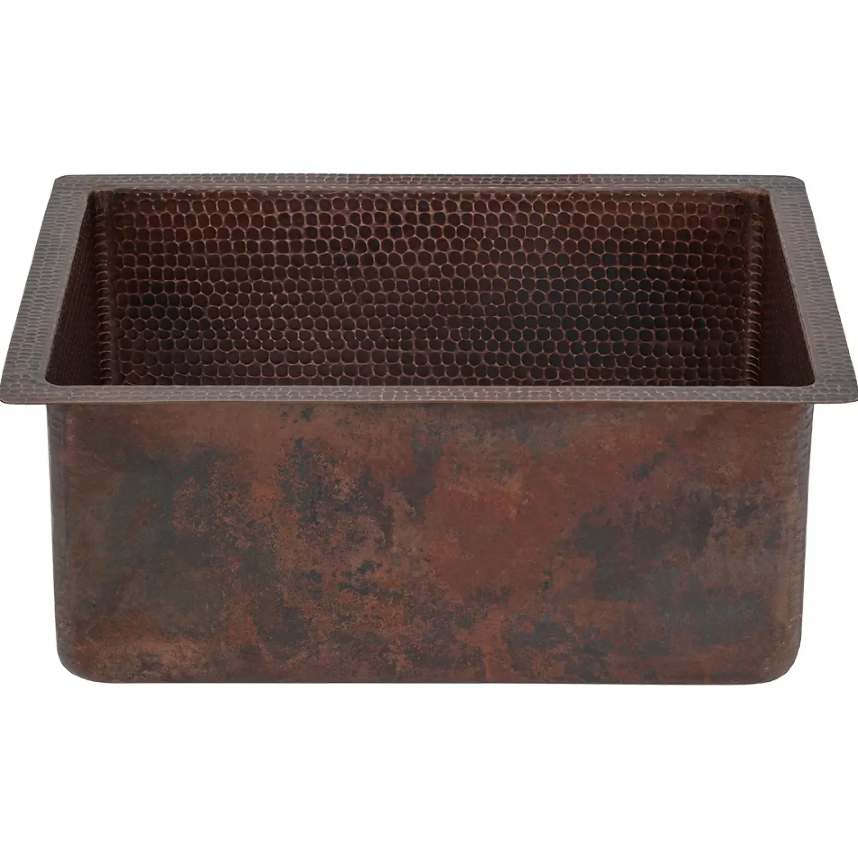 Premier Copper Products 20" Copper Bar/Prep Sink, Oil Rubbed Bronze, BREC20DB