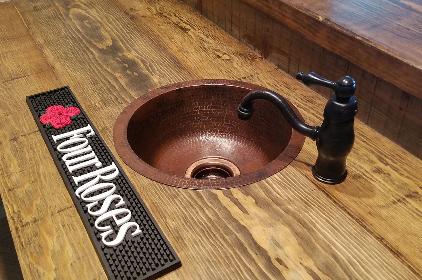 Premier Copper Products 14" Copper Bar/Prep Sink, Oil Rubbed Bronze, BR14DB3