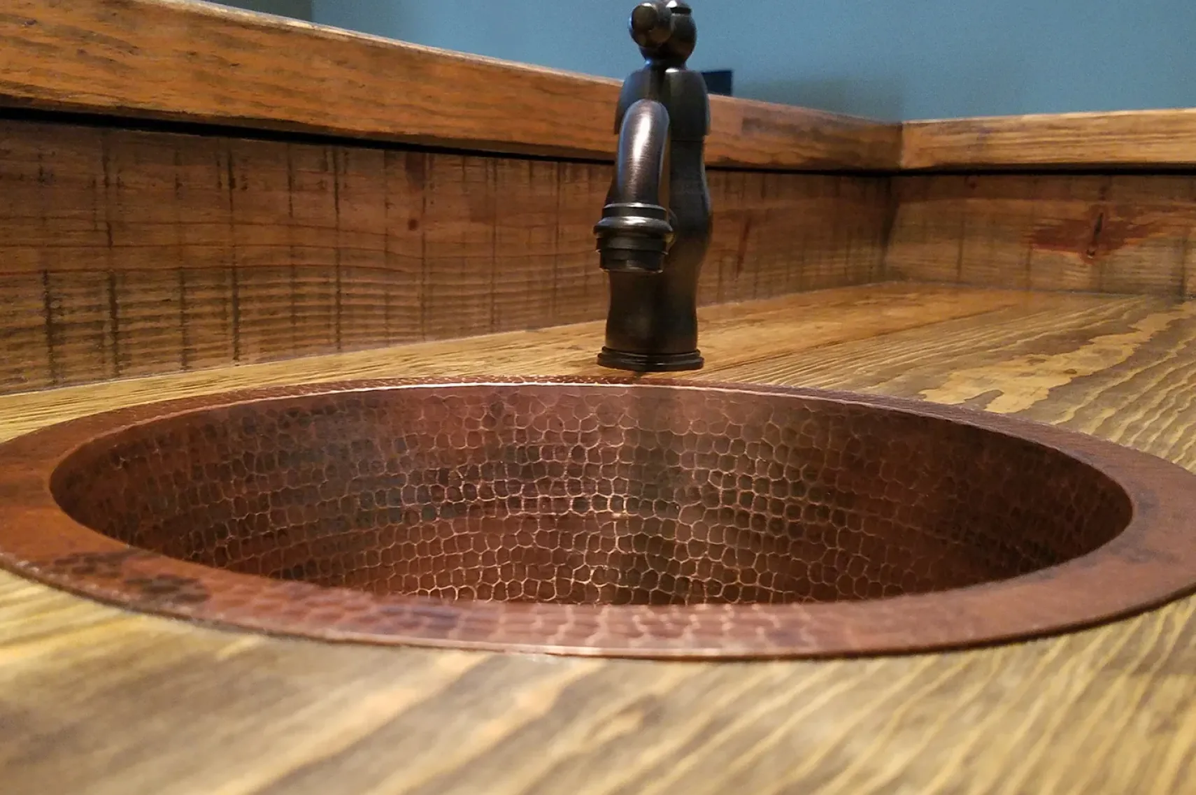 Premier Copper Products 14" Copper Bar/Prep Sink, Oil Rubbed Bronze, BR14DB3