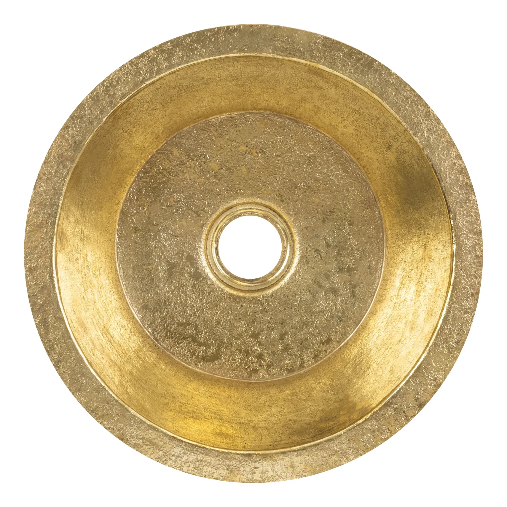 Premier Copper Products 14" Round Terra Firma Brass Bar/Prep Sink, TFBR14PB2