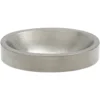 Premier Copper Products 17" Oval Copper Bathroom Sink, Nickel, VO17SKEN
