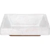 Premier Copper Products 17" x 14" Rectangle Vessel - Above Counter Copper Bathroom Sink, Glazed White, 17 Gauge, VREC17SKWHT