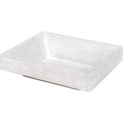 Premier Copper Products 17" x 14" Rectangle Vessel - Above Counter Copper Bathroom Sink, Glazed White, 17 Gauge, VREC17SKWHT