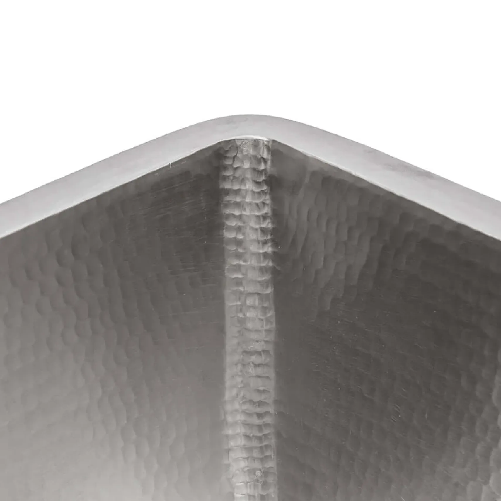 Premier Copper Products 15" Square Hammered Copper Bar/Prep Sink in Nickel w/ 2" Drain Opening, Matching Drain and Accessories, BSP5_BS15EN2-B