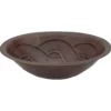 Premier Copper Products 19" Oval Copper Bathroom Sink, Oil Rubbed Bronze, LO19FBDDB