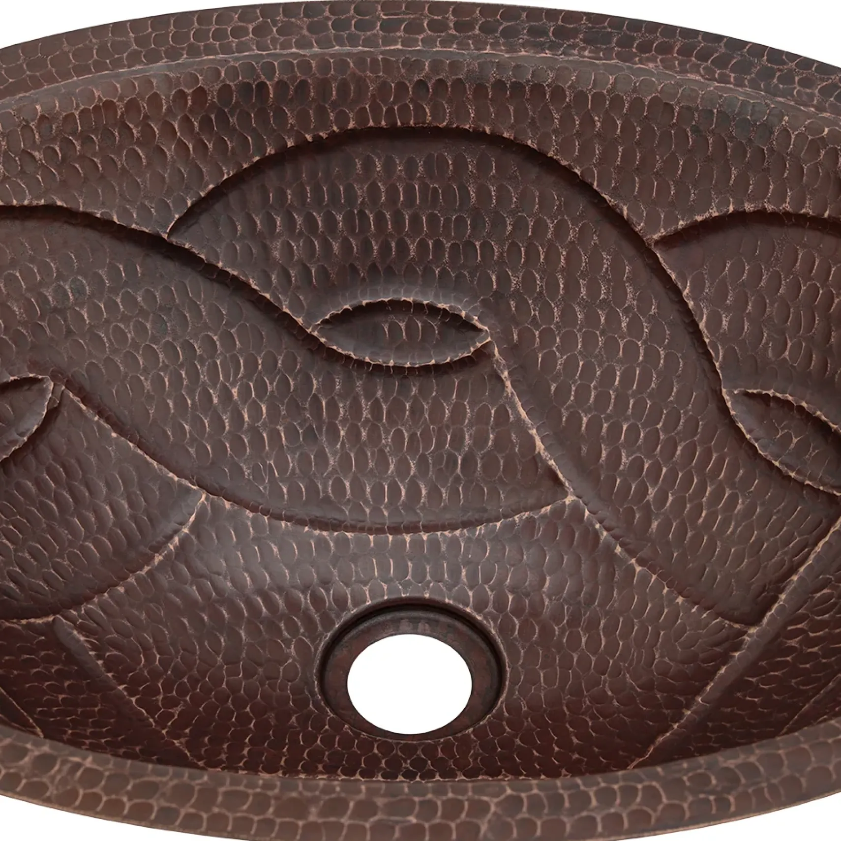 Premier Copper Products 19" Oval Copper Bathroom Sink, Oil Rubbed Bronze, LO19FBDDB