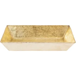 Premier Copper Products 20" x 12" Rectangle Vessel - Above Counter Terra Firma Brass Bathroom Sink, TFVREC20PB