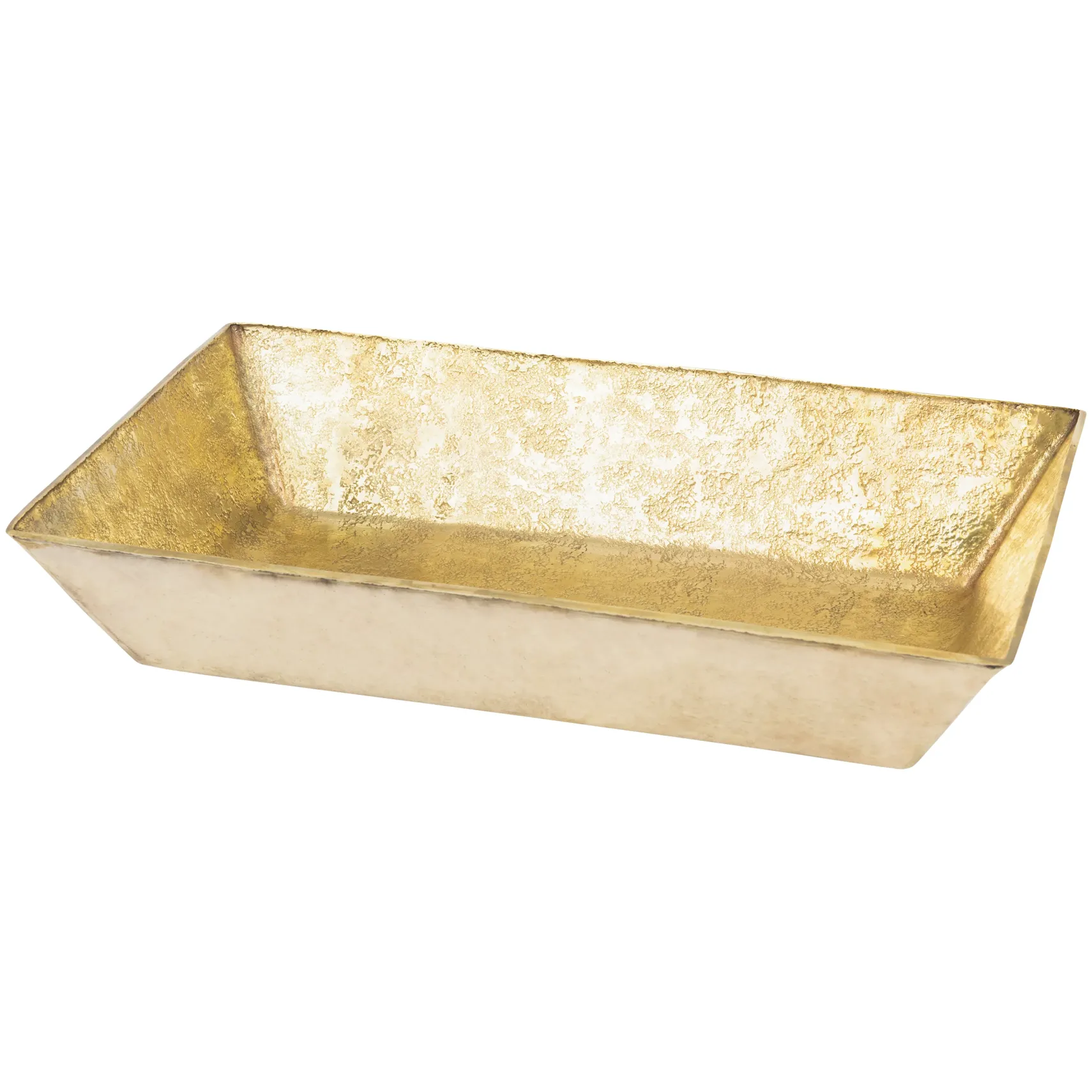 Premier Copper Products 20" x 12" Rectangle Vessel - Above Counter Terra Firma Brass Bathroom Sink, TFVREC20PB