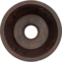 Premier Copper Products 16" Copper Bar/Prep Sink, Oil Rubbed Bronze, BR16GDB3