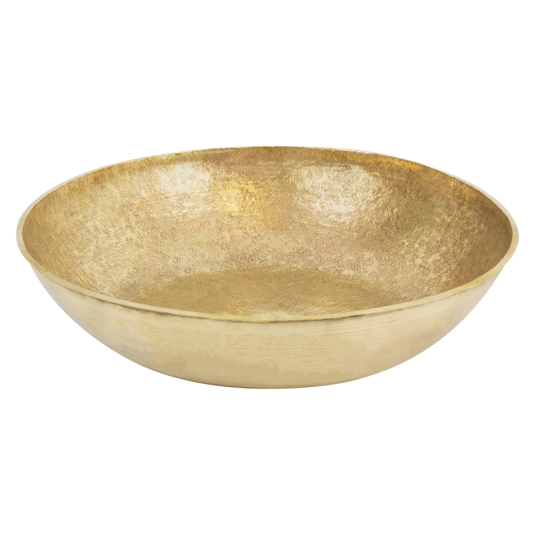 Premier Copper Products 17" Round Vessel - Above Counter Terra Firma Brass Bathroom Sink, TFVR17PB