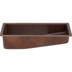 Premier Copper Products 28" Copper Bar/Prep Sink, Oil Rubbed Bronze, BRECSL28DB3
