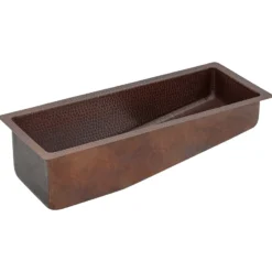 Premier Copper Products 28" Copper Bar/Prep Sink, Oil Rubbed Bronze, BRECSL28DB3