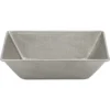 Premier Copper Products 17.25" x 13.25" Rectangle Vessel - Above Counter Copper and Nickel Bathroom Sink, 17 Gauge, VREC17WEN