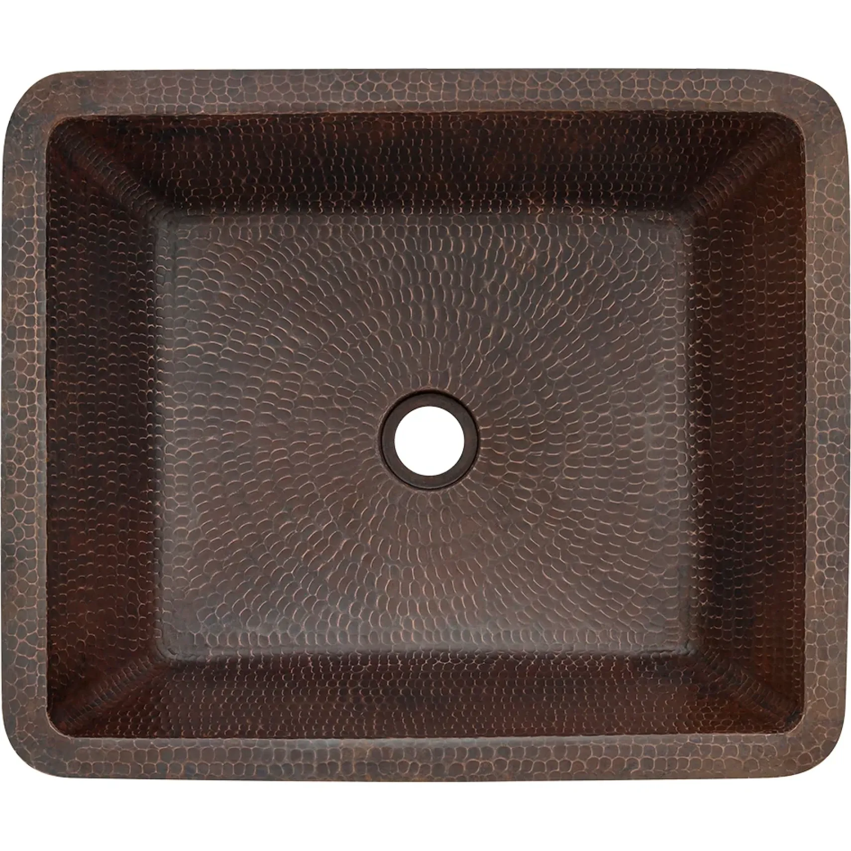Premier Copper Products 19" Rectangle Copper Bathroom Sink, Oil Rubbed Bronze, LREC19DB