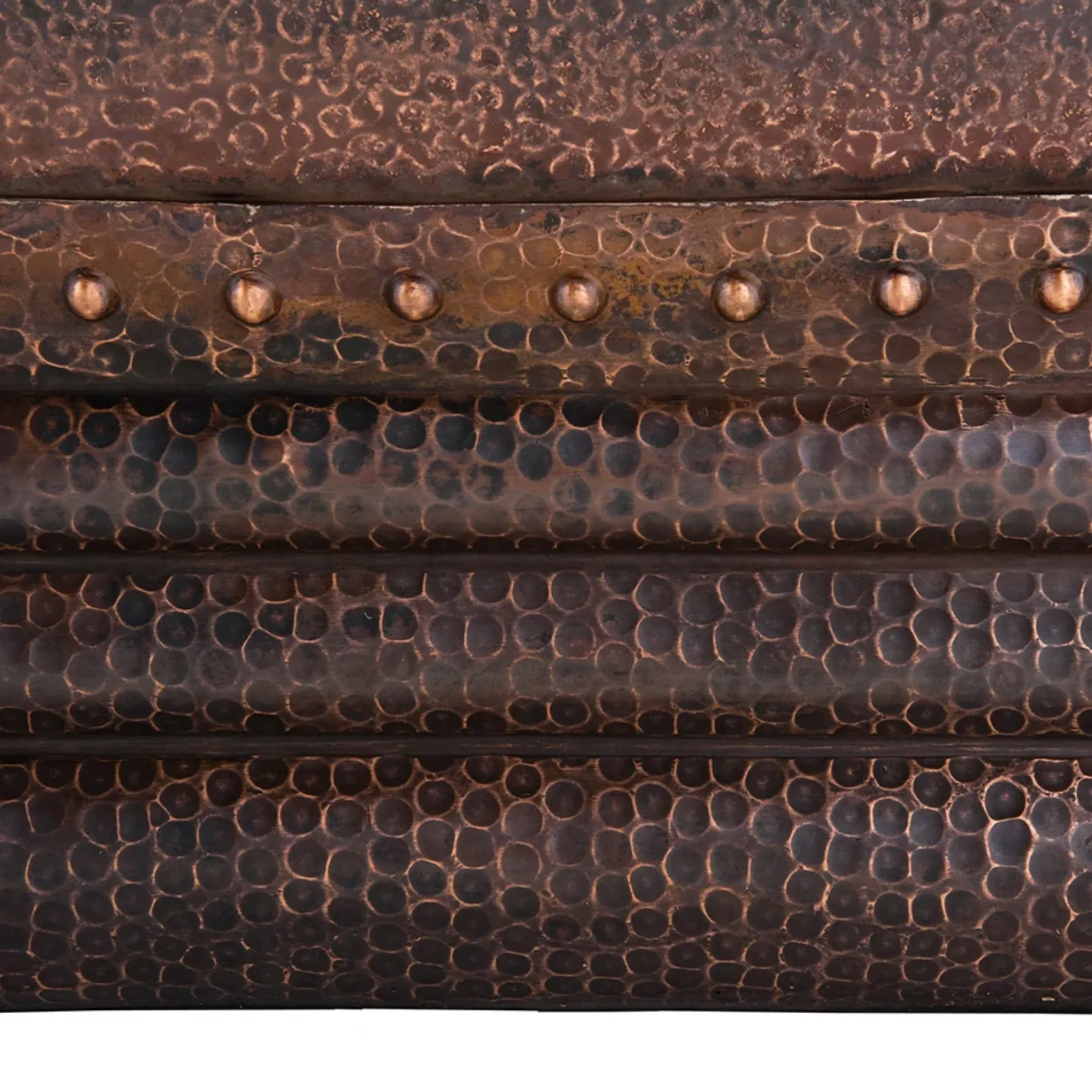 Premier Copper Products 67" Hammered Copper Single Slipper Bathtub and Drain Package, Oil Rubbed Bronze, BSP5_BTS67DB