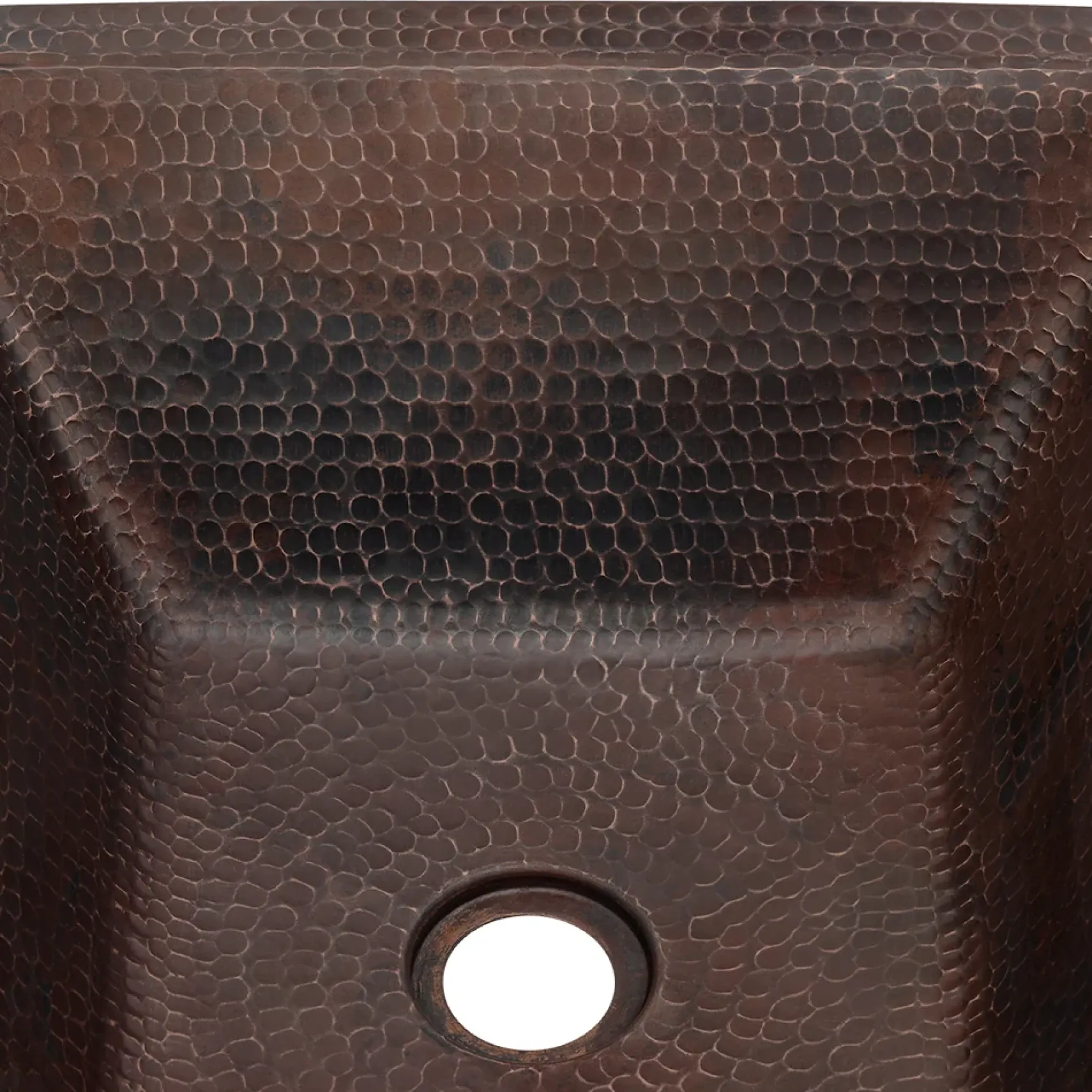 Premier Copper Products 15" Square Copper Bathroom Sink, Oil Rubbed Bronze, LSQ15DB