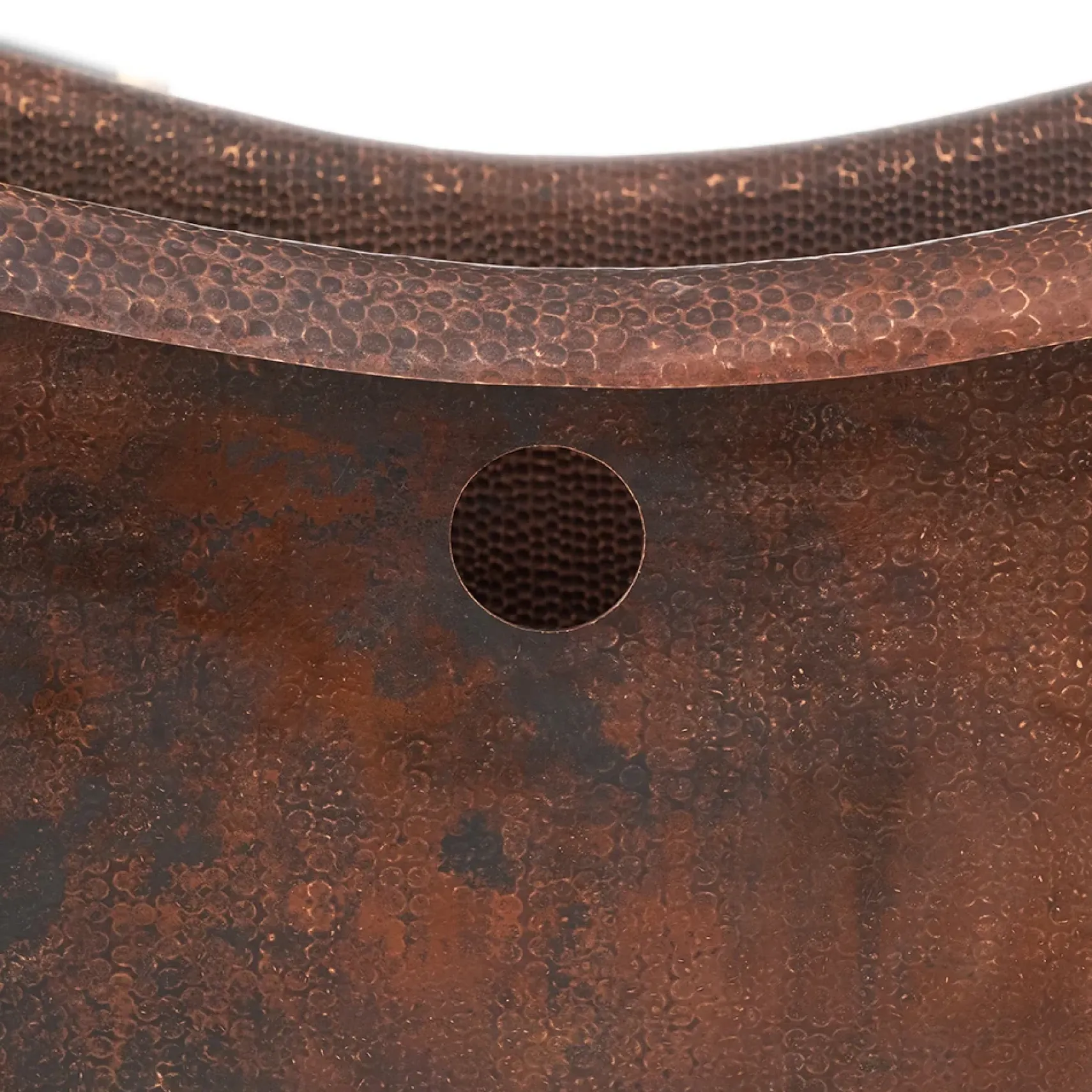 Premier Copper Products 67" Hammered Copper Double Slipper Bathtub with Overflow Holes and Drain Package, Oil Rubbed Bronze, BSP5_BTD67DBOF