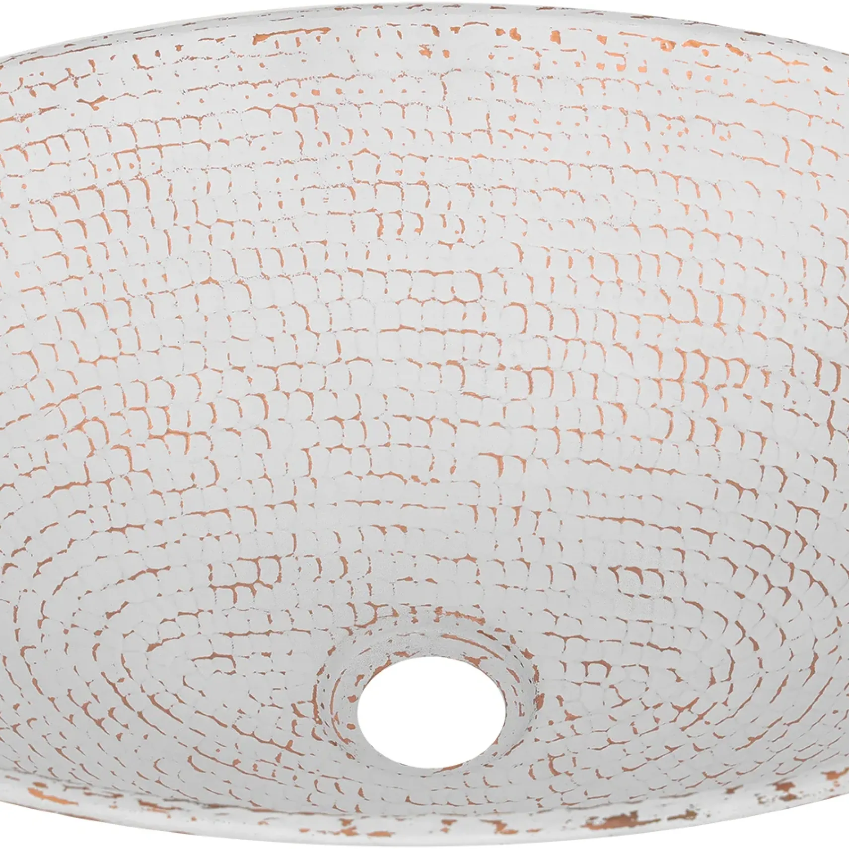 Premier Copper Products 17" x 12" Oval Vessel - Above Counter Copper Bathroom Sink, Glazed White, 17 Gauge, VO17WWHT