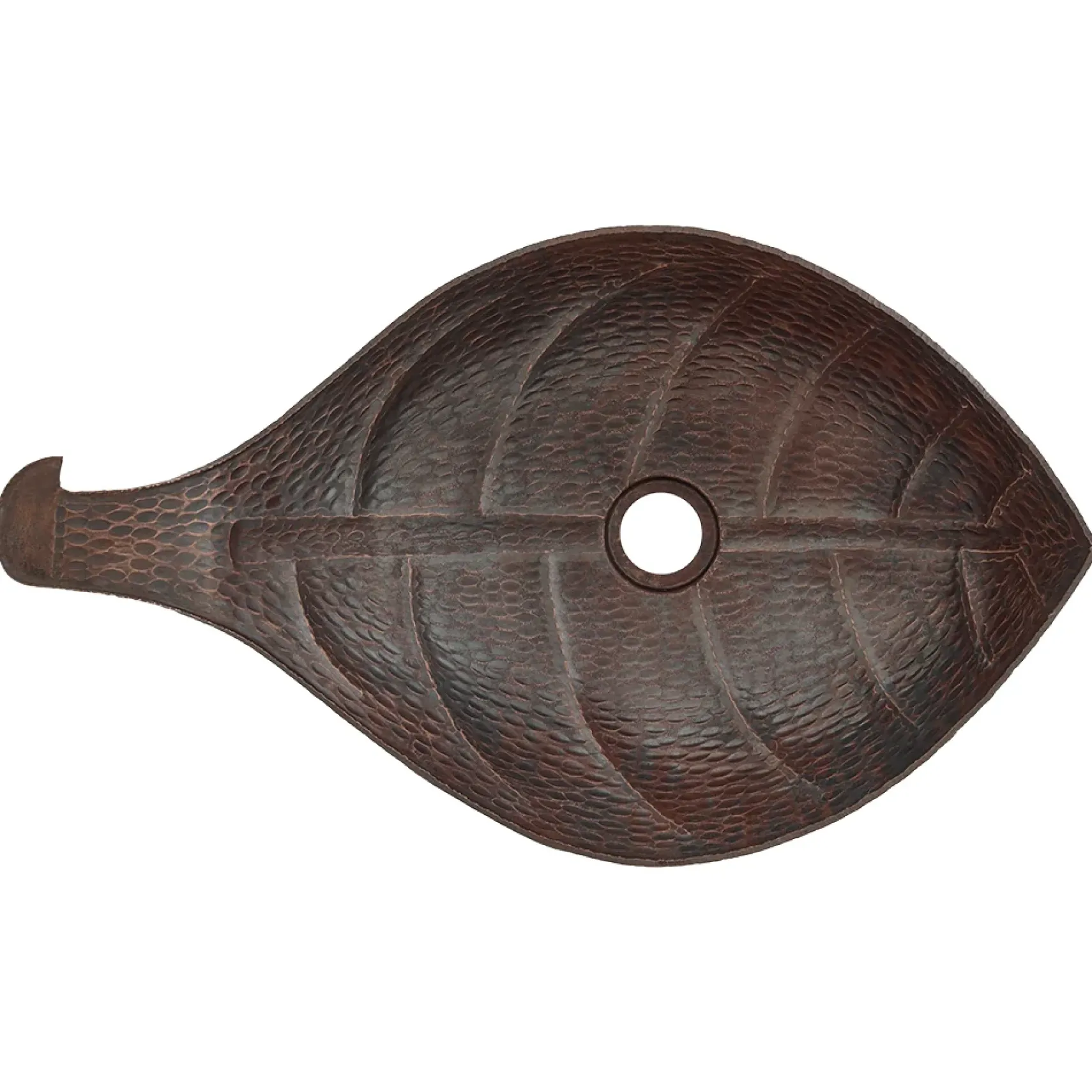 Premier Copper Products 21" Copper Bathroom Sink, Oil Rubbed Bronze, PVLFDB