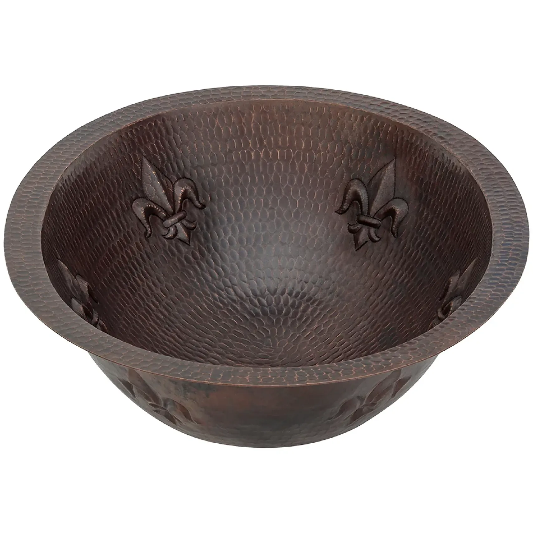 Premier Copper Products 19" Oval Copper Bathroom Sink, Oil Rubbed Bronze, LO19FFLDB