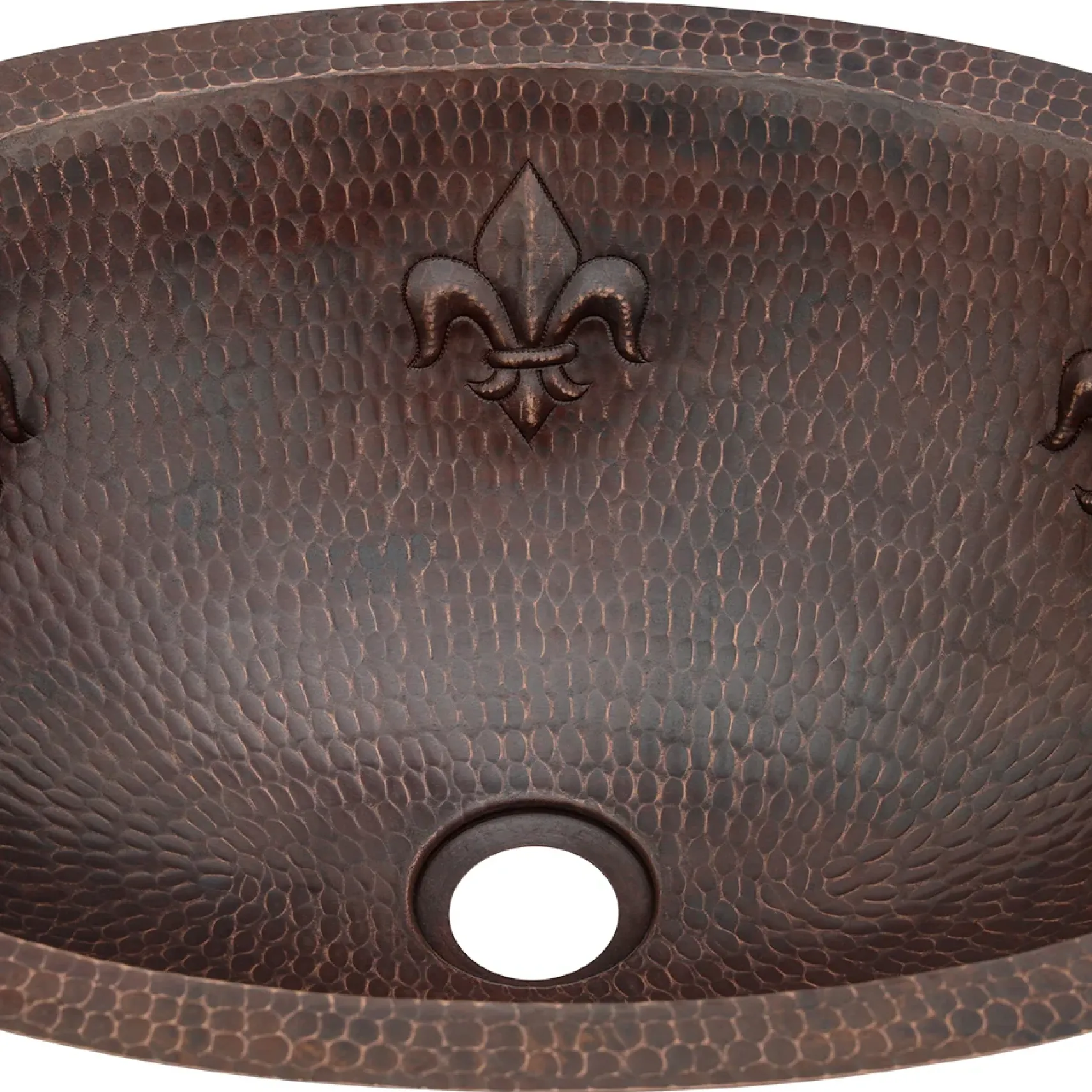 Premier Copper Products 19" Oval Copper Bathroom Sink, Oil Rubbed Bronze, LO19FFLDB