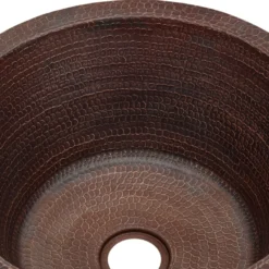 Premier Copper Products 16" Copper Bar/Prep Sink, Oil Rubbed Bronze, BR16DB2