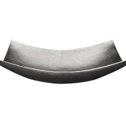 Premier Copper Products 18" Rectangle Modern Slope Hammered Copper Bathroom Sink in Nickel, Matching Drain and Accessories, BSP5_VREC18MSEN-P