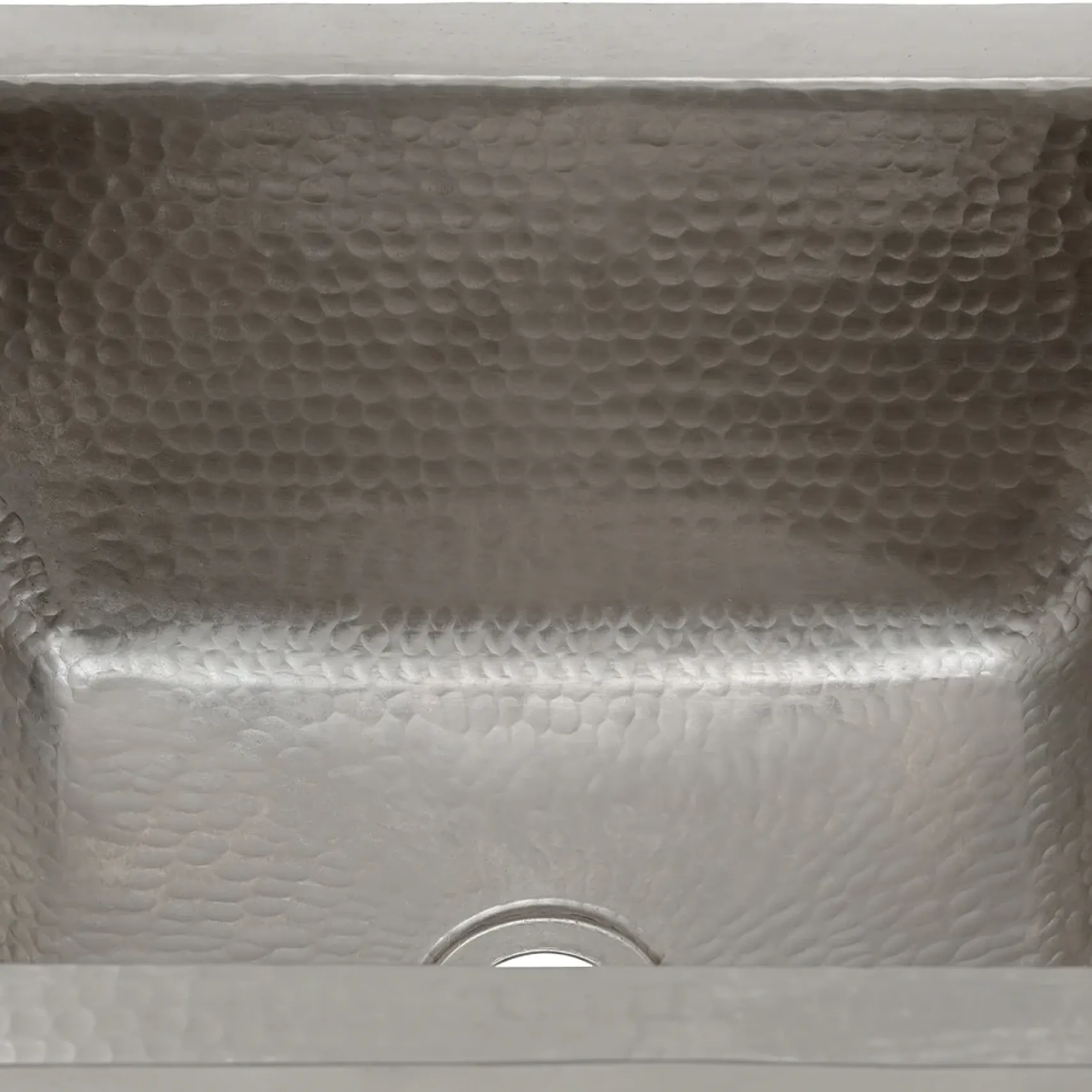 Premier Copper Products 17" Rectangle Copper Bathroom Sink, Nickel, LRECEN