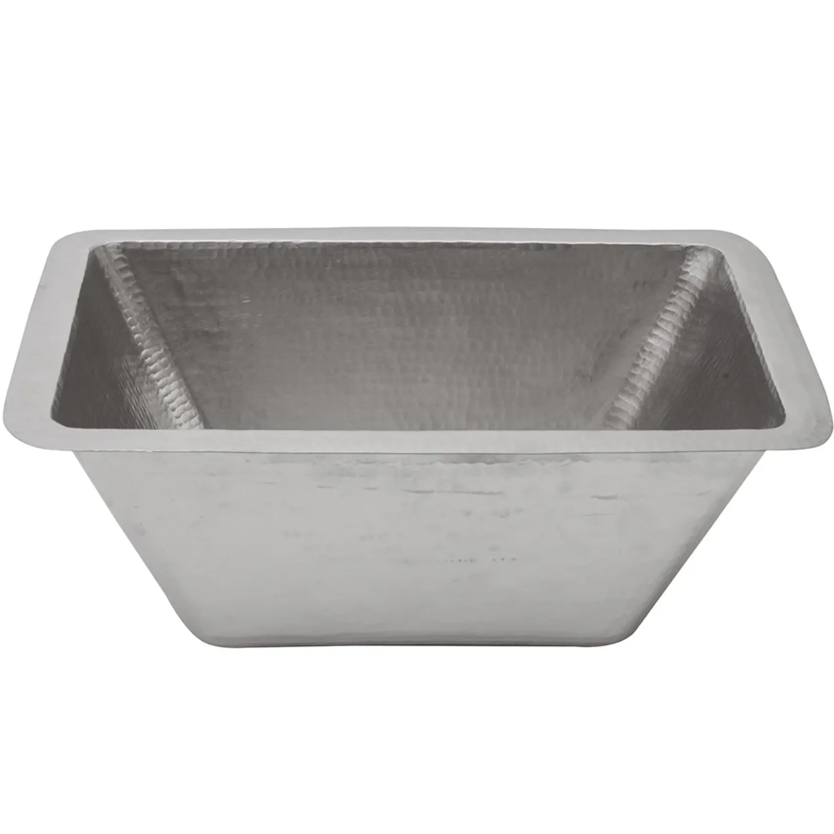 Premier Copper Products 17" Rectangle Copper Prep Bar Sink in Nickel w/ 3.5" Drain Opening, Matching Drain and Accessories, BSP5_BRECEN3-G