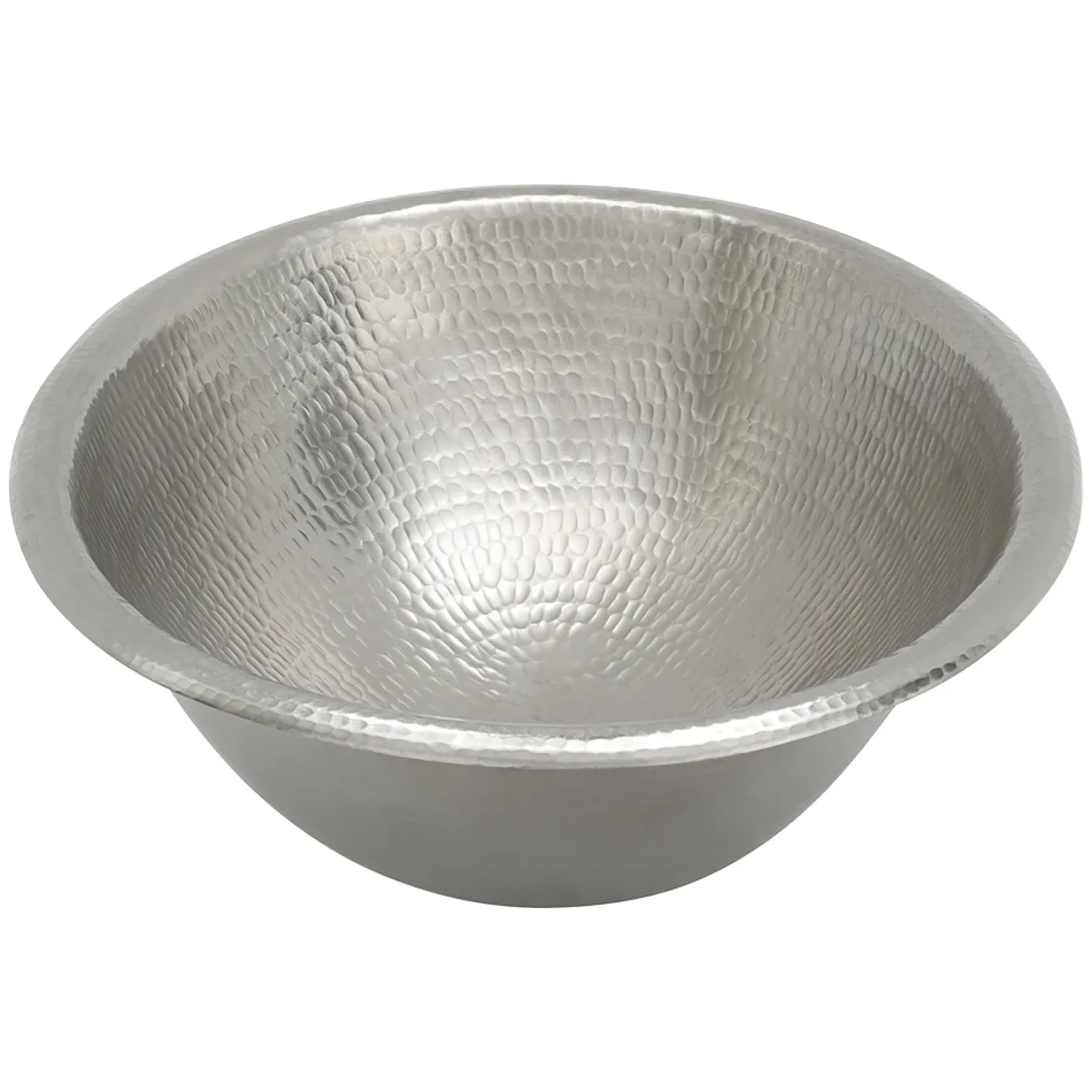 Premier Copper Products 19" Oval Copper Bathroom Sink, Nickel, LO19REN