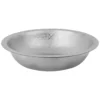 Premier Copper Products 18" Round Dual - Undermount or Drop In Terra Firma Copper Bathroom Sink, Nickel, 10 Gauge, TFLR18EN