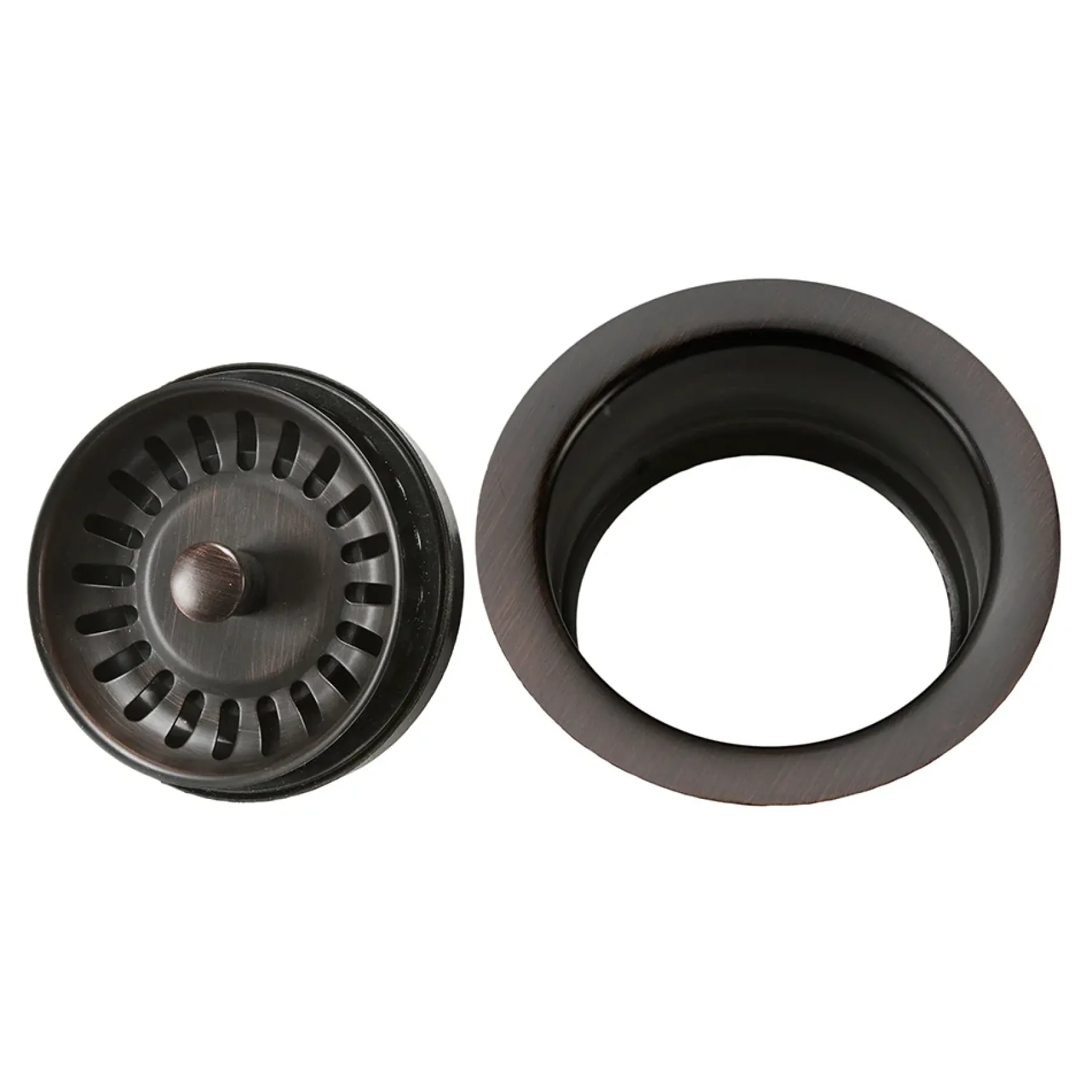 Premier Copper Products 30" Hammered Copper Kitchen Single Basin Sink with Matching Drain and Accessories, Oil Rubbed Bronze, KSP3_KSDB30199