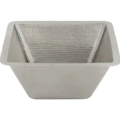 Premier Copper Products 17" Copper Bar/Prep Sink, Nickel, BS17EN