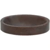 Premier Copper Products 17" Oval Copper Bathroom Sink, Oil Rubbed Bronze, VO17SKDB