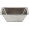 Premier Copper Products 17" Copper Bar/Prep Sink, Nickel, BRECEN2