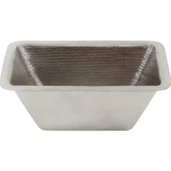 Premier Copper Products 17" Copper Bar/Prep Sink, Nickel, BRECEN2